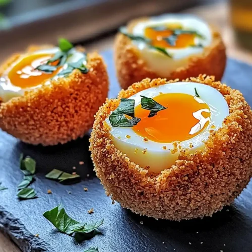 Œuf Mollet Pané à la Polenta