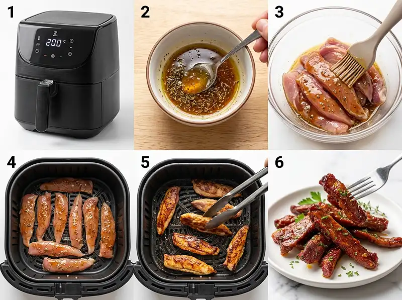 Comment préparer Aiguillettes de Canard à l'Air Fryer