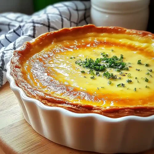 Flan Pâtissier Salé au Comté 18 Mois, Poireaux Confits & Poivre de Timut