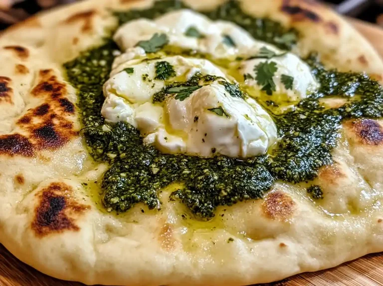 Naan Ultra-Moelleux Farci à la Burrata