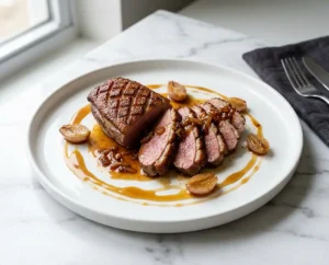 magret de canard au miel