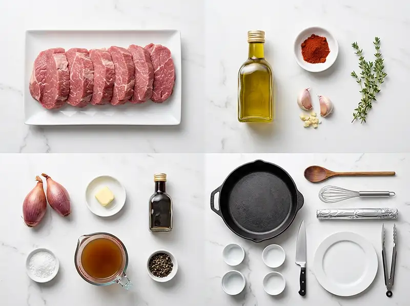 Les ingrédients pour Filet de Veau façon Pluma