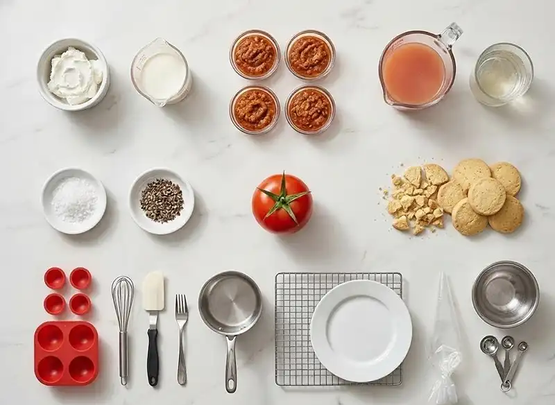 Les ingredients pour Trompe-l'Œil Tomate Cerise