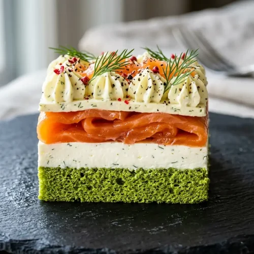 Opéra Salé au Saumon Fumé