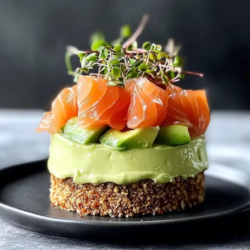 Tiramisu Salé à la Crème d'Avocat