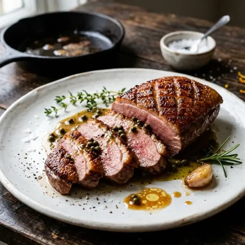 filet de canard à la poêle