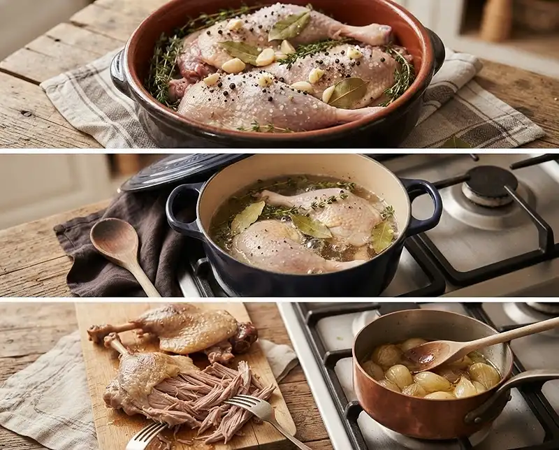 Recette de Rillettes de Canard Fondantes 4 Comment preparer recette de rillettes de canard