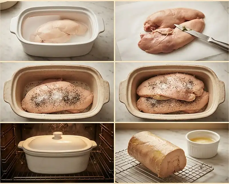 Comment preparer terrine de foie gras de canard