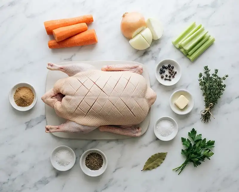 Recette Canard Entier au Four 3 Les ingrédients pour recette canard entier au four