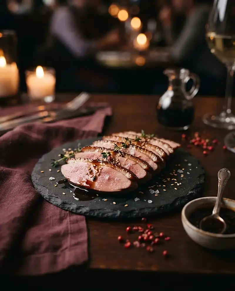 Recette magret de canard laqué