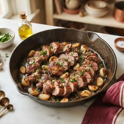 gésiers de canard frais à la poêle