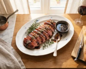magret de canard laqué
