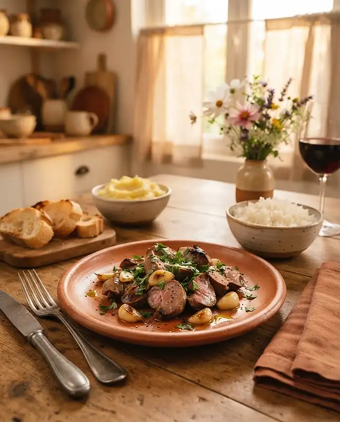recette gésiers de canard frais à la poêle