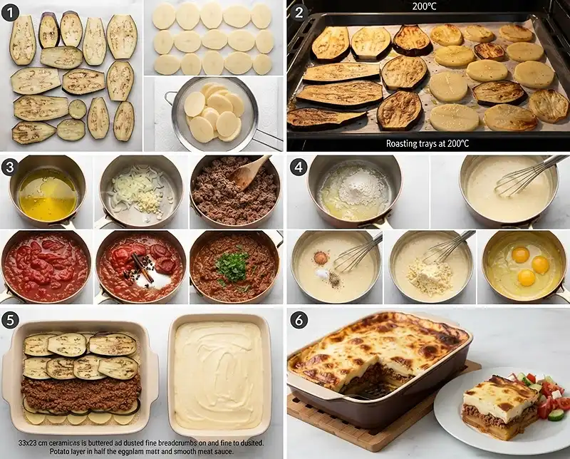 Moussaka Grecque 4 Comment preprer moussaka grecque