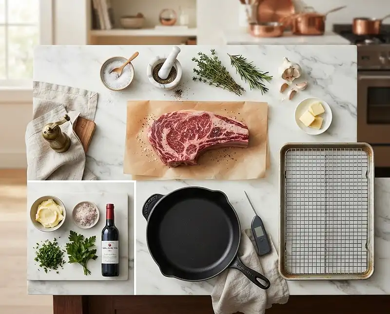 Côte de Bœuf Wagyu 3 Les ingrédients pour Côte de Bœuf Wagyu