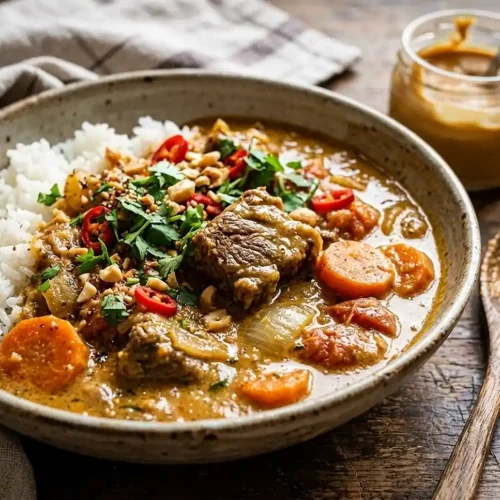 Mafé Bœuf au Cookeo 2 mafé au bœuf