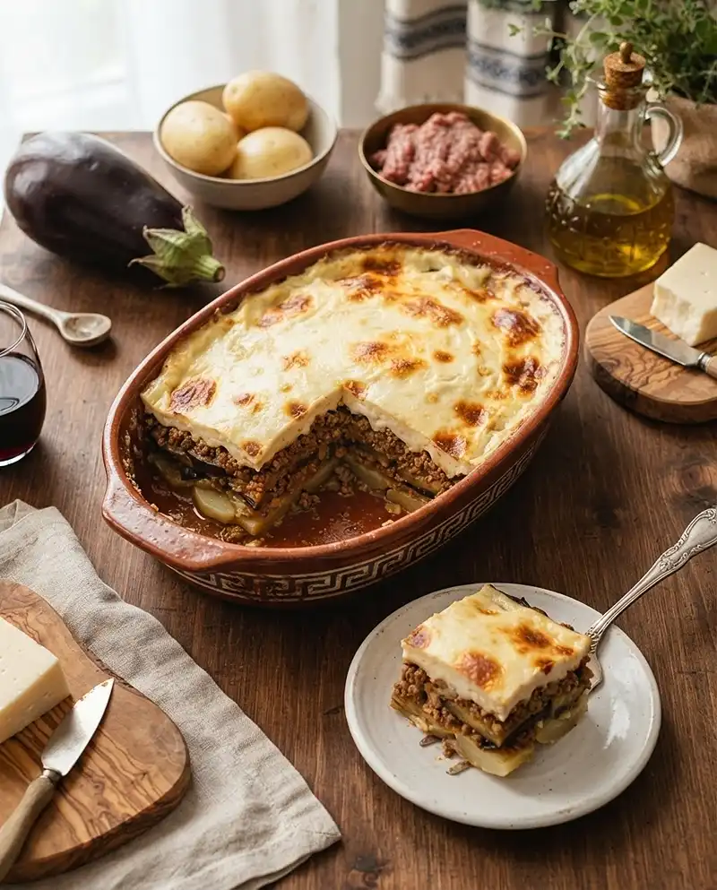 Moussaka Grecque 5 moussaka grecque traditionnelle